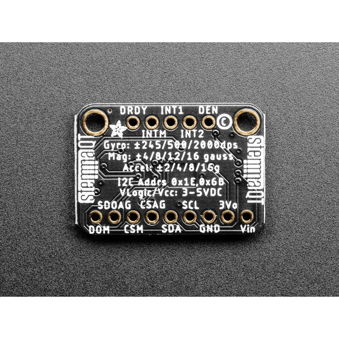 Adafruit 9-DOF LSM9DS1 Breakout Board - STEMMA QT / Qwiic