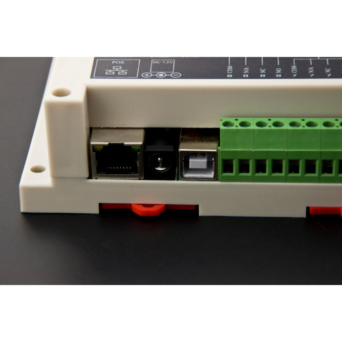 8 Channel Ethernet Relay Controller (Support PoE and USB)
