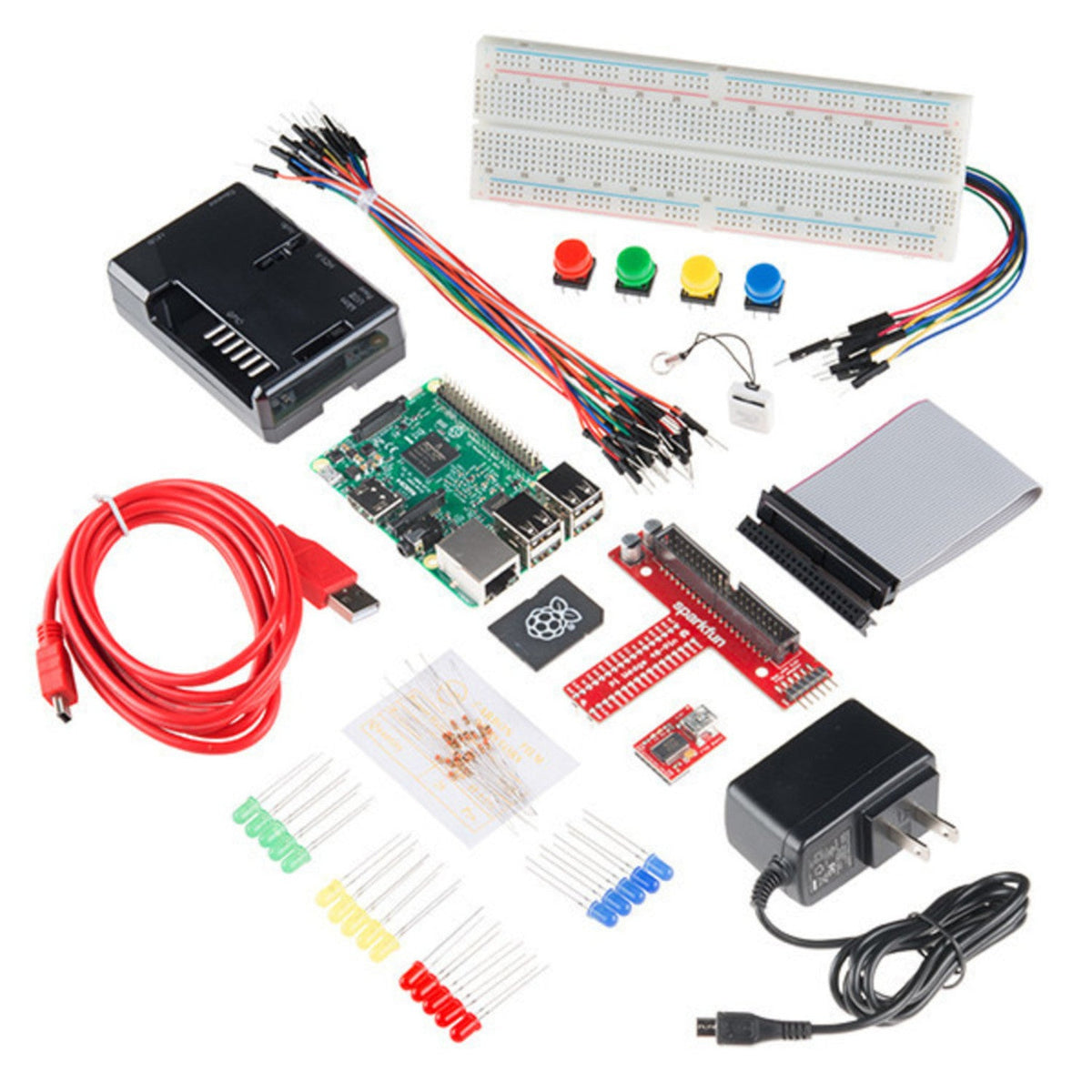 Raspberry Pi 3 B+ Starter Kit - KIT-23090 - SparkFun Electronics