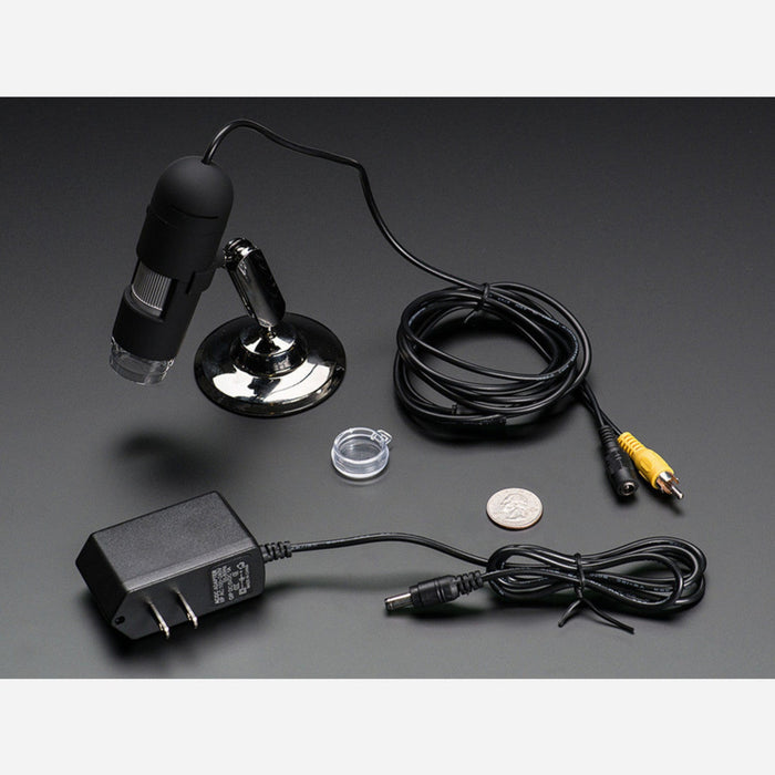 TV Microscope - 25x  400x magnification / 8 LEDs