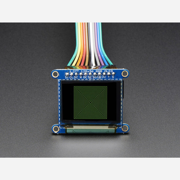 OLED Breakout Board - 16-bit Color 1.27 w/microSD holder