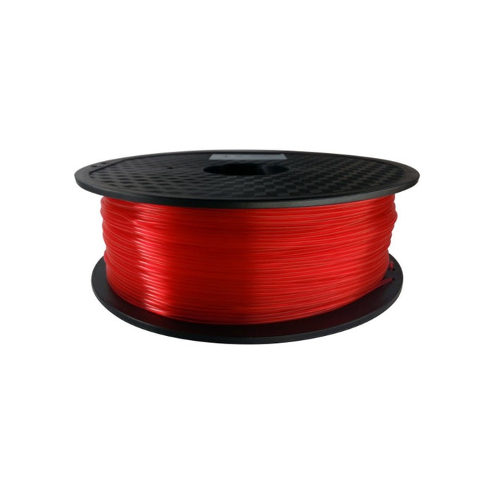 PLA Filament 1.75mm, 1Kg Roll - Transparent Red