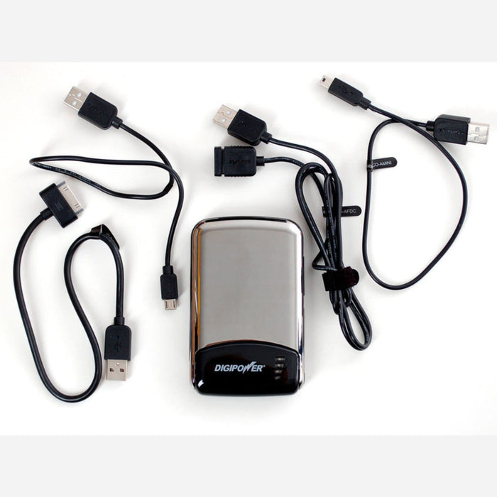 USB Battery Pack for Raspberry Pi - 3300mAh - 5V @ 1A and 500mA