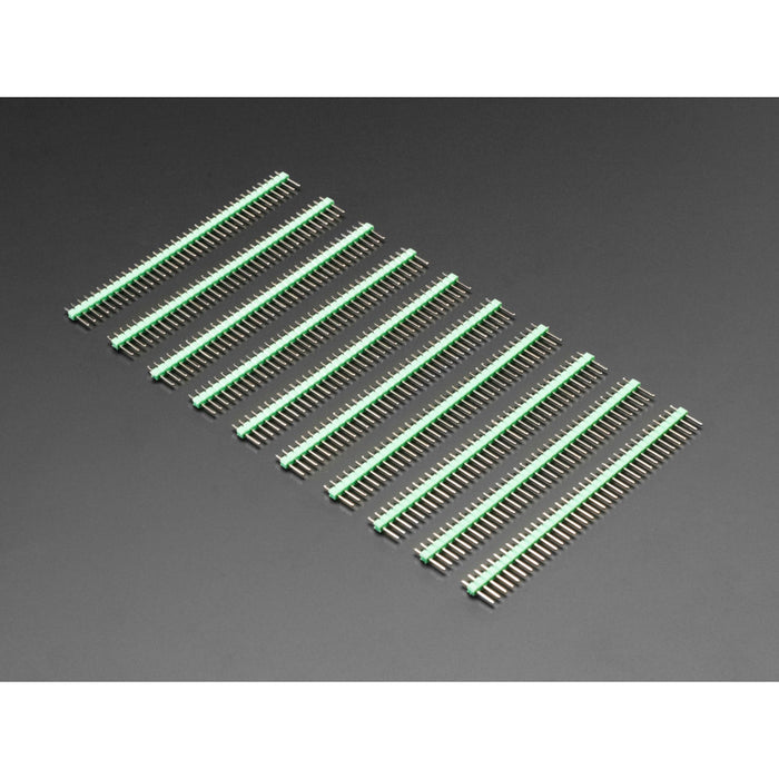 Break-away 0.1 36-pin strip male header - Green - 10 pack