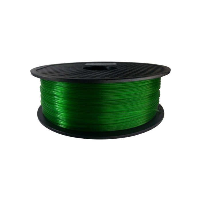 PLA Filament 1.75mm, 1Kg Roll - Transparent Green