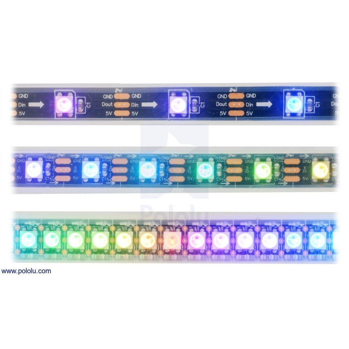 Addressable RGB 60-LED Strip, 5V, 2m (SK6812)