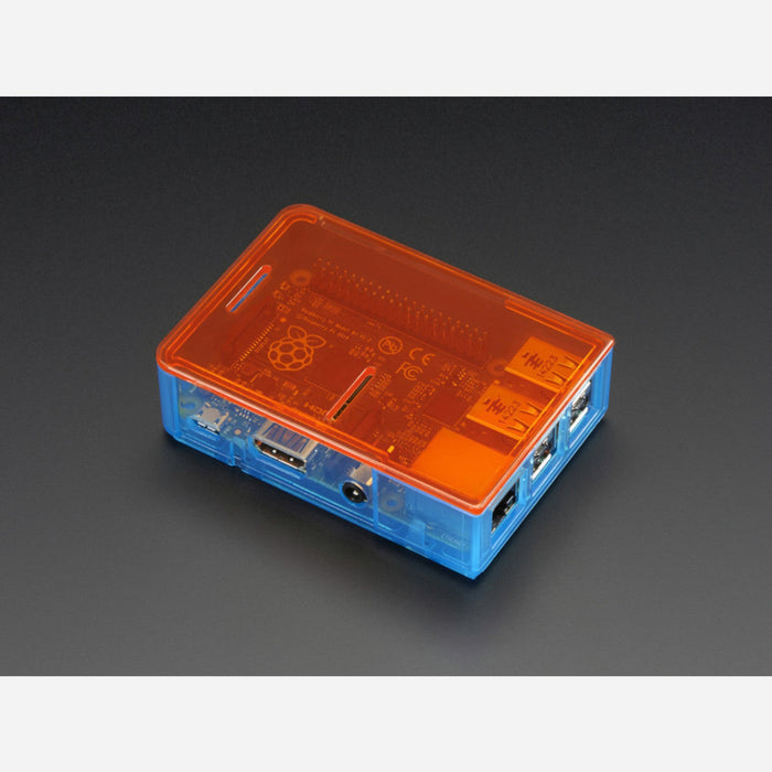 Pi Model B+ / Pi 2 / Pi 3 Case Base - Blue