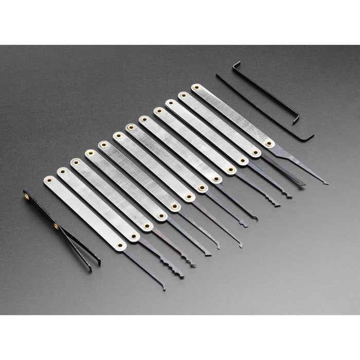 Fancy Lock-sport Pick Set - 12 Picks and 3 Wrenches