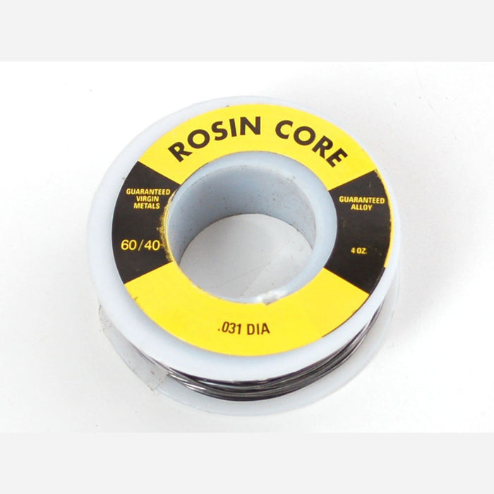 Mini Solder spool - 60/40 lead rosin-core solder 0.031 diameter [100g]