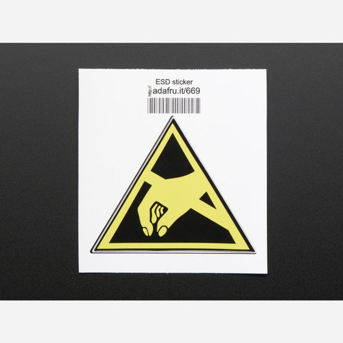 ESD (Electrostatic discharge) - Sticker!