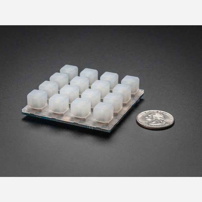Adafruit Trellis Monochrome Driver PCB for 4x4 Keypad  3mm LEDs