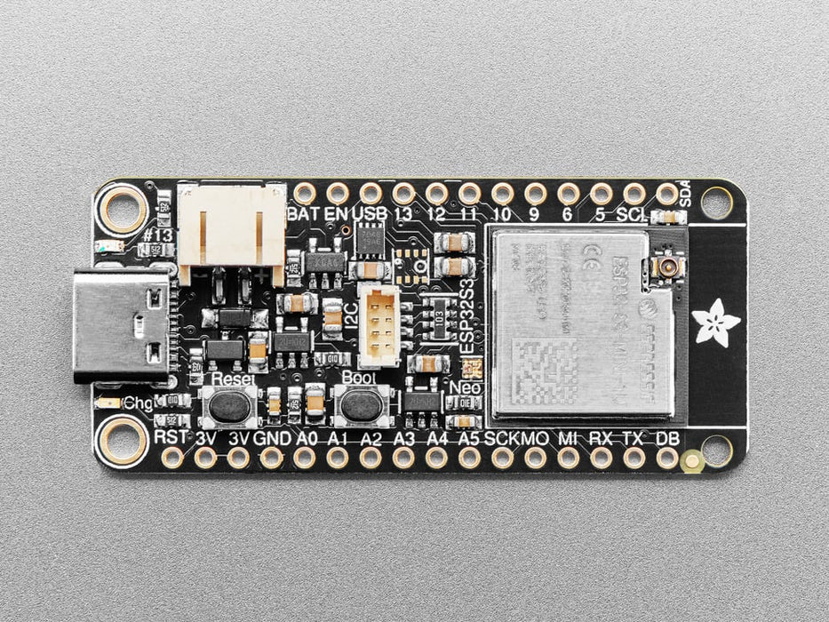 Adafruit ESP32-S3 Feather 8MB with w.FL Antenna