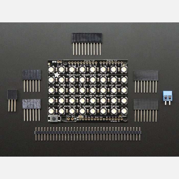 Adafruit NeoPixel Shield - 40 RGBW - Natural White - ~4500K