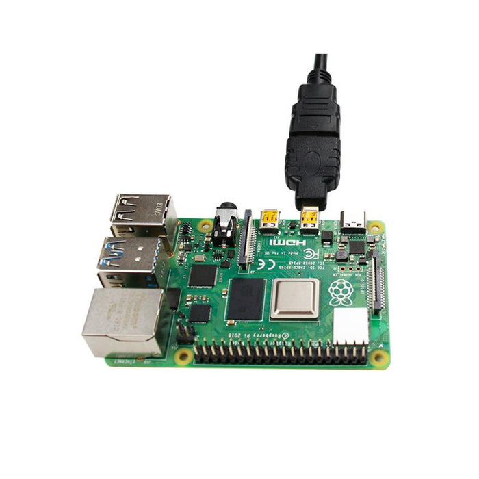 Micro-HDMI to HDMI adapter for Raspberry Pi 4B