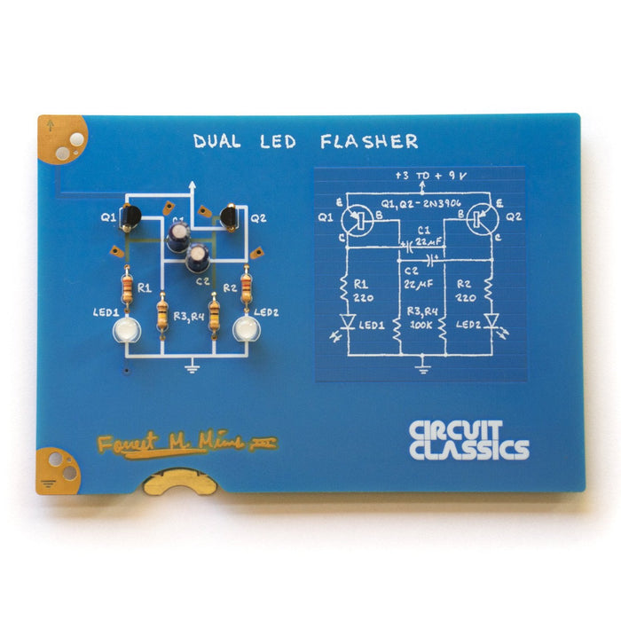Circuit Classics: Dual LED Flasher