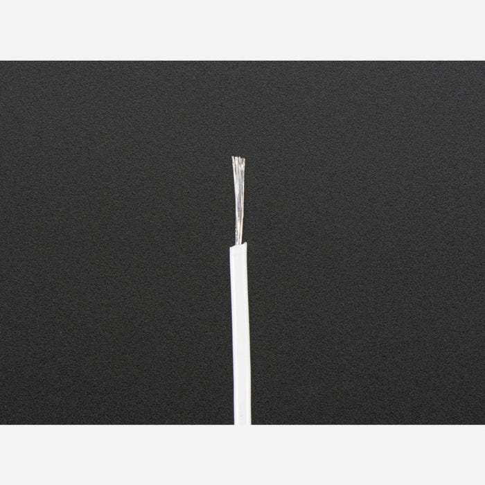Silicone Cover Stranded-Core Wire - 2m 26AWG White