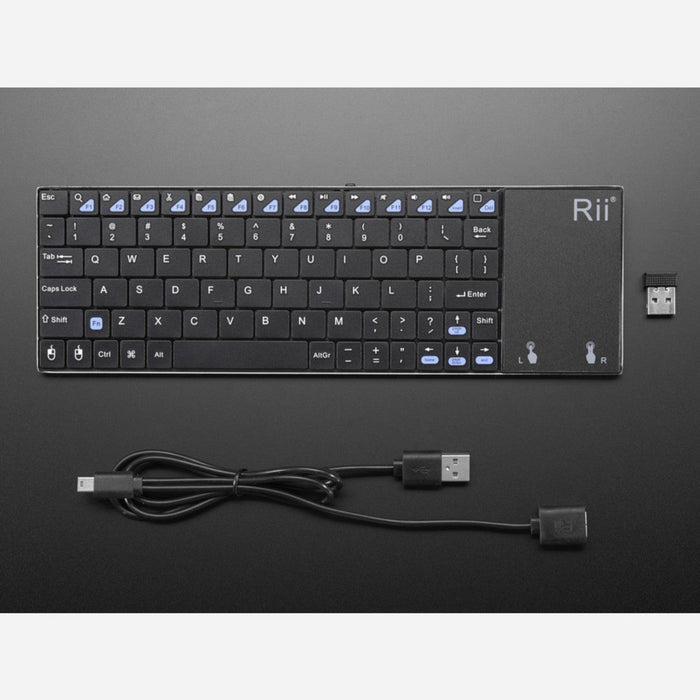 Full Size Wireless Keyboard with Trackpad