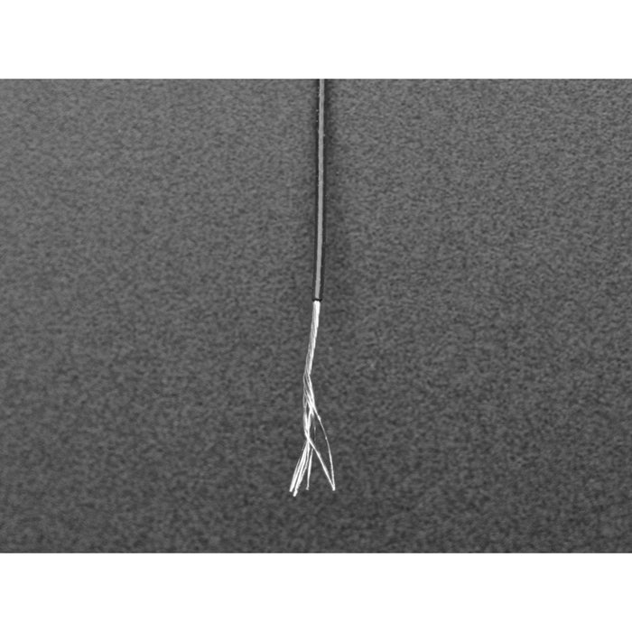 Ultra-Fine Stranded Wire Spool - 10 meters - 30AWG - Black