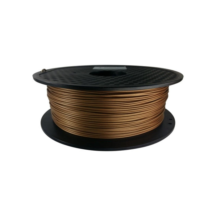 PLA Metal Filled Filament 1.75mm, 1Kg Roll - Frosted Copper