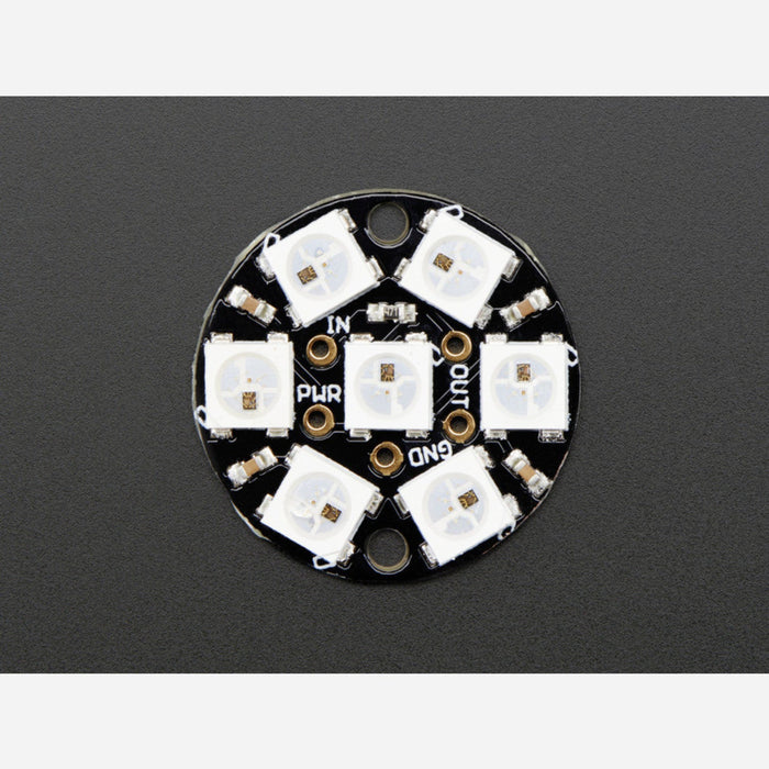NeoPixel Jewel - 7 x 5050 RGB LED with Integrated Drivers