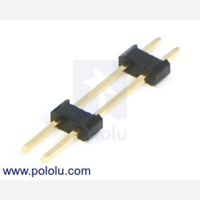 0.100 (2.54 mm) Extended Male Header: 1x2-Pin, 22.85 mm