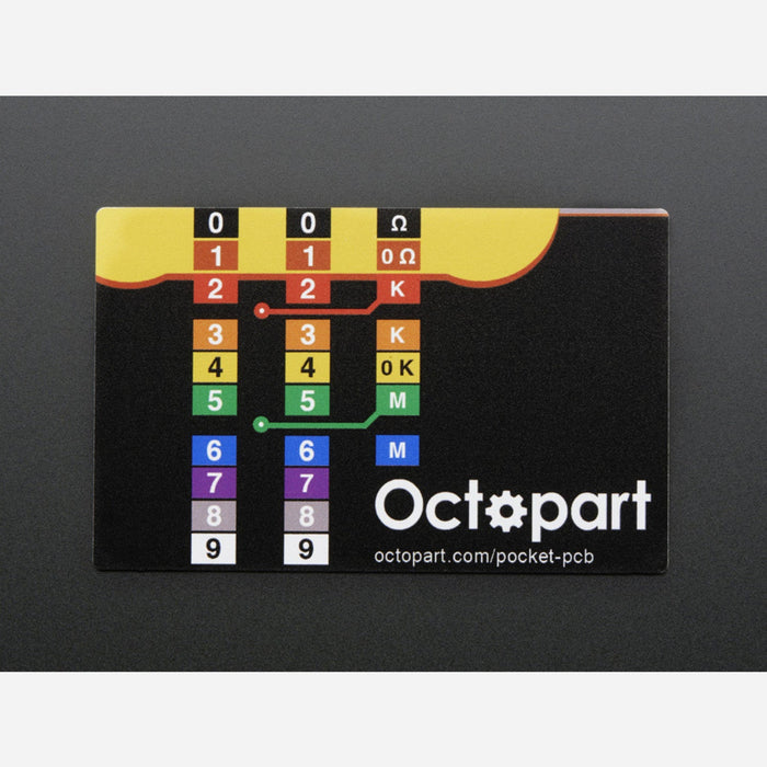 Octopart Pocket Electronics Reference PCB
