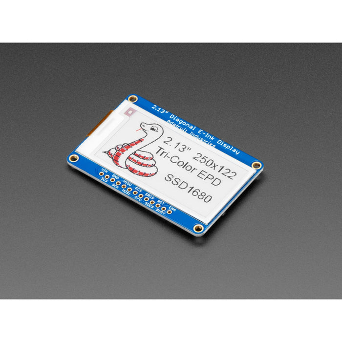 Adafruit 2.13 250x122 Tri-Color eInk / ePaper Display with SRAM - SSD1680 Driver