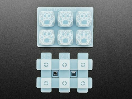 Kitty Paw Silicone Keycap Molds - MX Compatible Switches