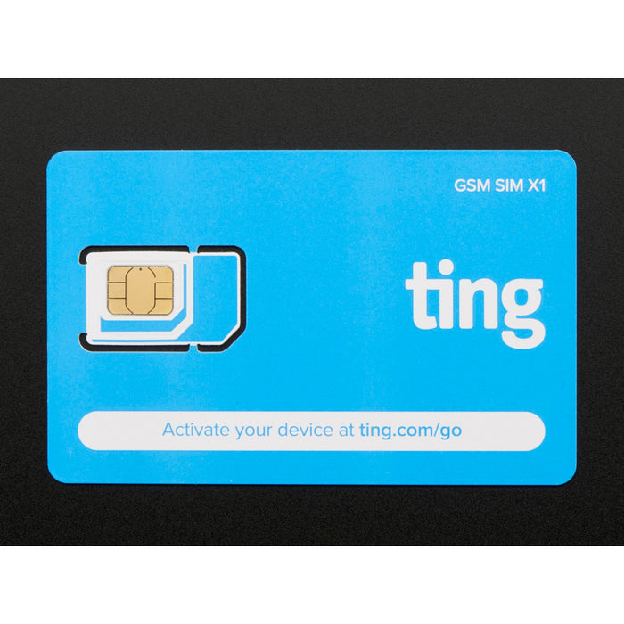 GSM 2G SIM Card from Ting  Adafruit - Data/Voice/Text USA Only