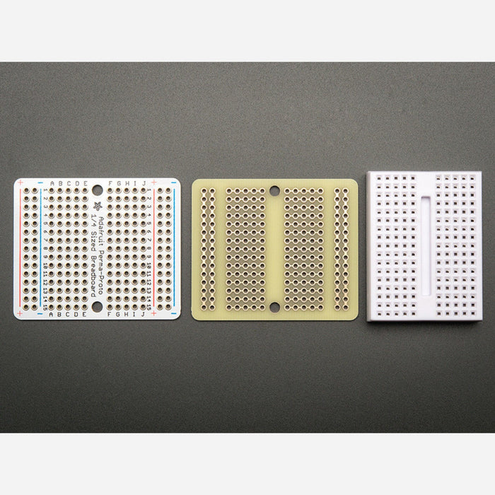 Adafruit Perma-Proto Quarter-Sized Breadboard PCB (3-Pack)