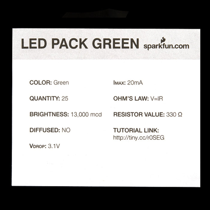 LED - Super Bright Green (25 pack)