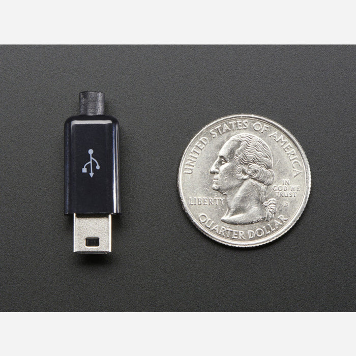 USB DIY Slim Connector Shell - Mini-B Plug