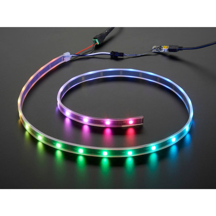 Adafruit NeoPixel LED Strip Starter Pack - 30 LED meter - Black