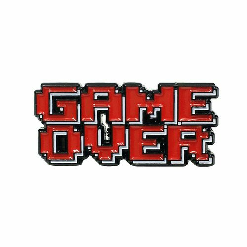 Game Over Video Game Enamel Pin