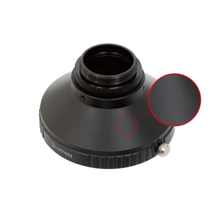 Nikon F-Mount to C-Mount Lens Adapter for Raspberry Pi HQ Camera