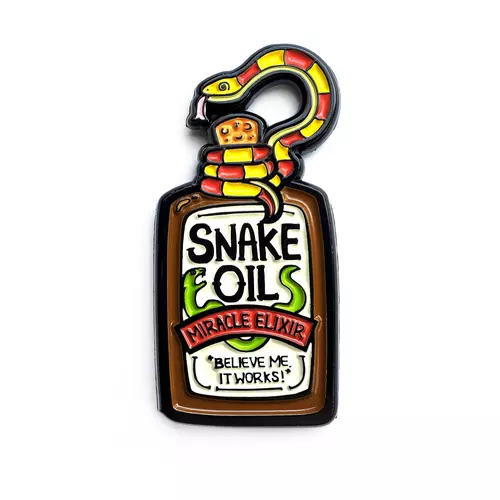 Snake Oil Miracle Elixir Potion Enamel Pin
