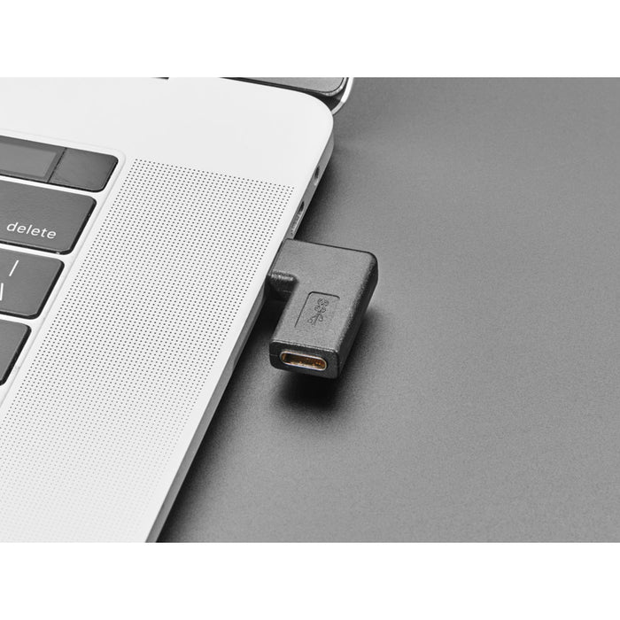 Right Angle USB Type C Adapter - USB 3.1 Gen 4 Compatible