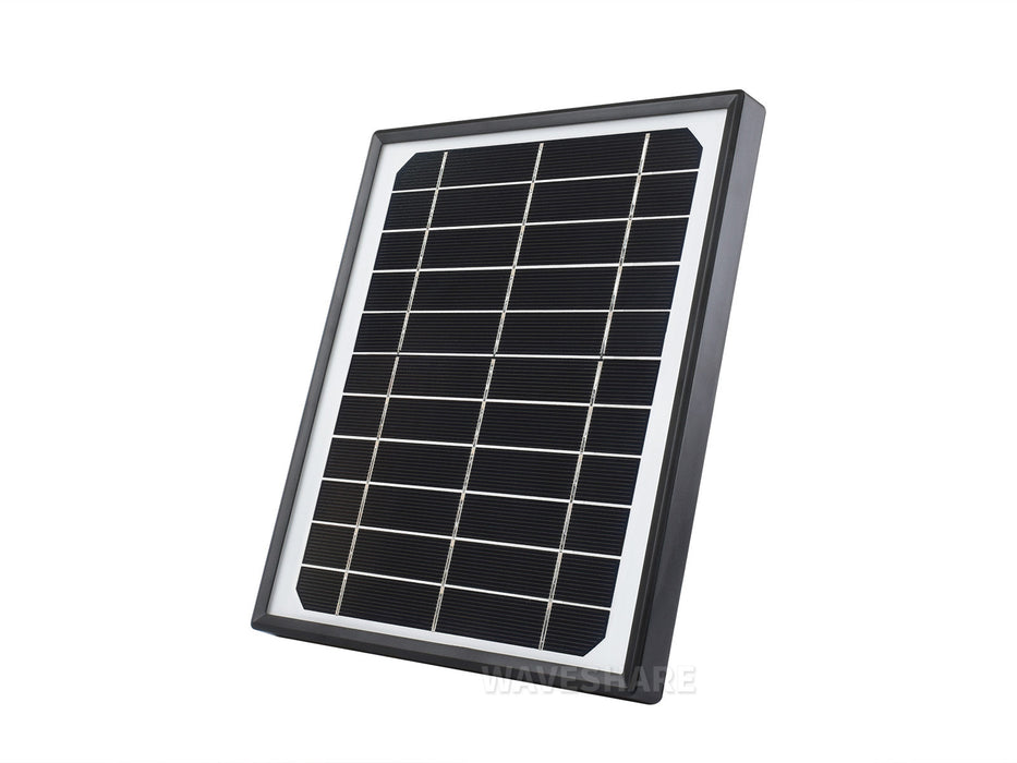 6W Monocrystalline Solar Panel with Toughened Glass - 5.5V