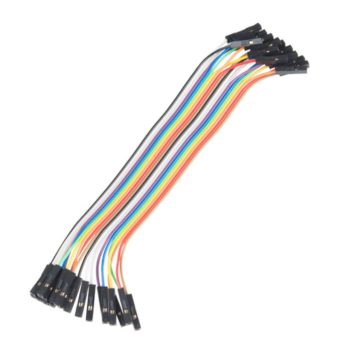 Jumper Wires - Connected 6 (F/F, 20 pack)