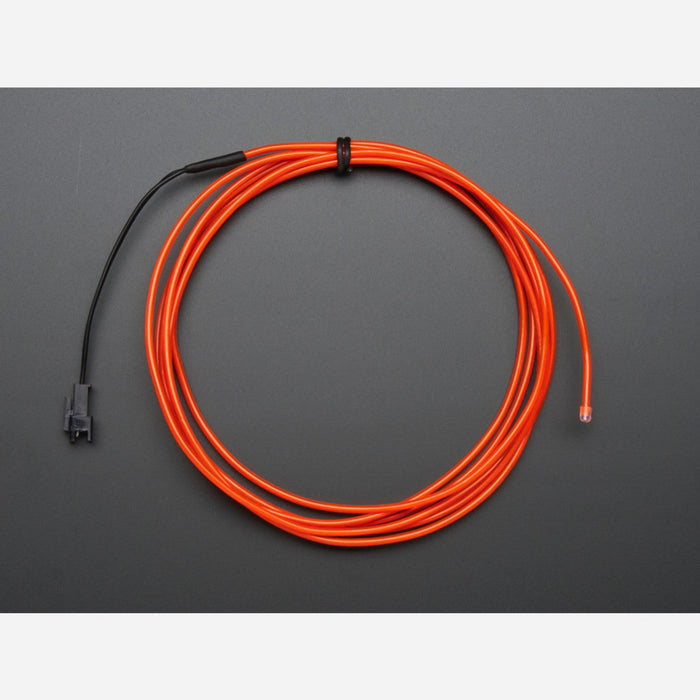 High Brightness Red Electroluminescent (EL) Wire - 2.5 meters [High brightness, long life]