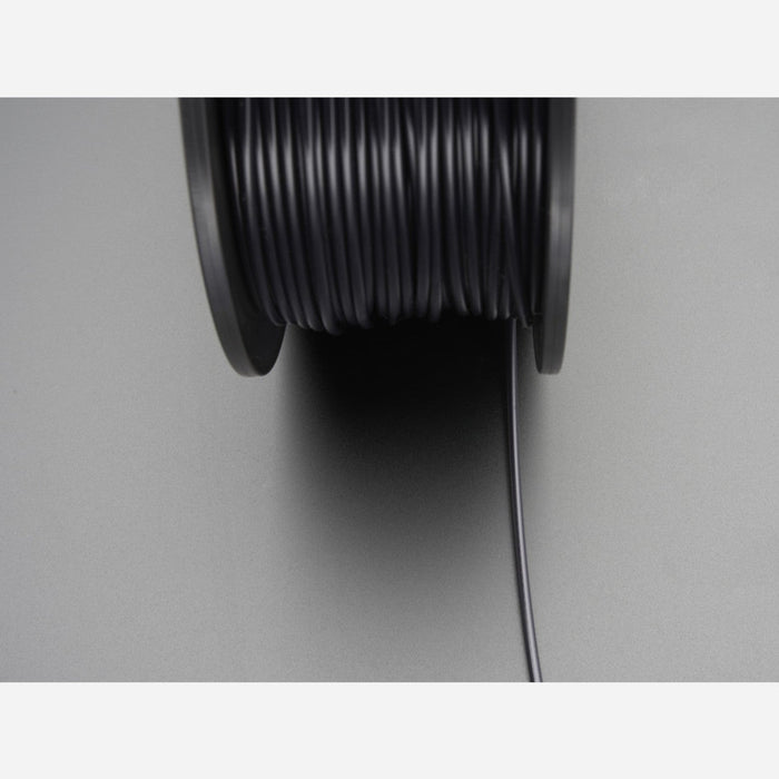 PLA Filament for 3D Printers - 3mm Diameter - Black - 1KG