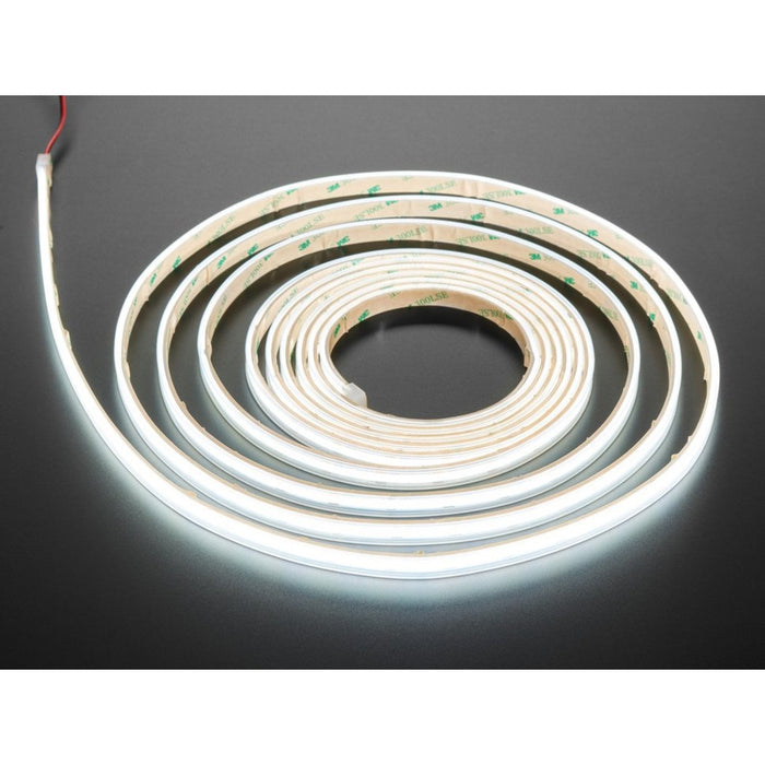 Ultra Flexible White LED Strip - 480 LEDs per meter - 5m long - Cool White ~6500K