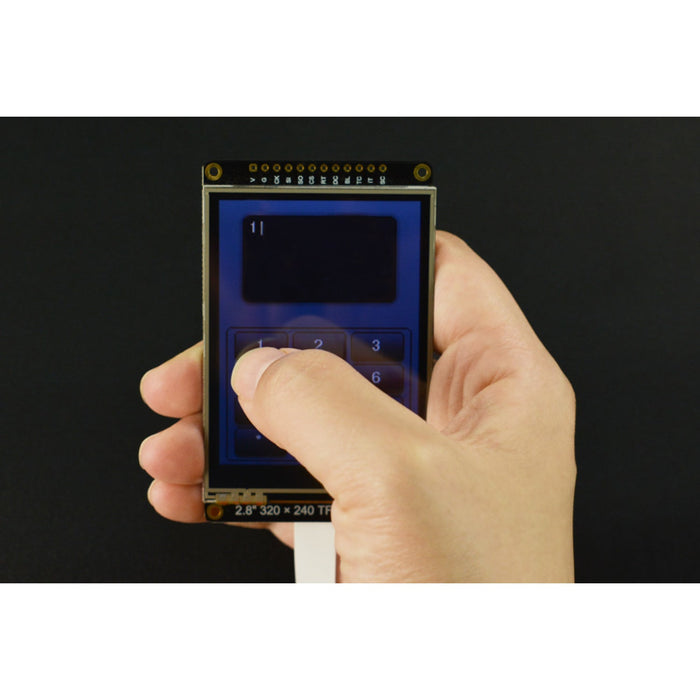 2.8” 320x240 IPS TFT LCD Touchscreen with MicroSD