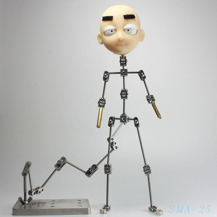 DIY Animation Studio Kit for Stop Motion Puppet with Silicone Hands and Moveable Head