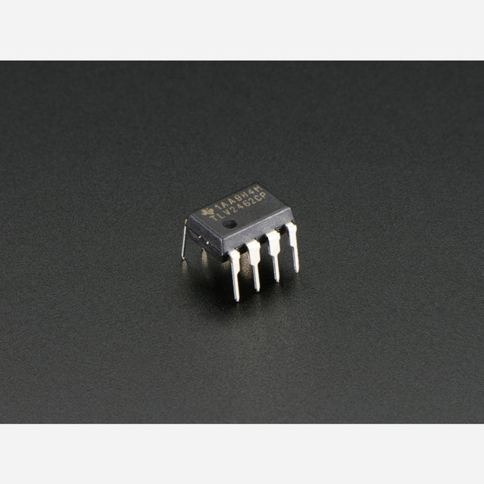 Op Amp - Dual Rail-to-Rail - 2.7-6V power @ 80mA output [TLV2462]