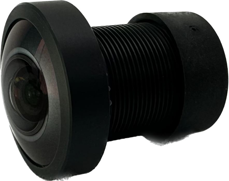 M12 Lens, 12 Megapixel, 2.7mm, wide angle lens - ~185 deg FOV Compatible with SC0870