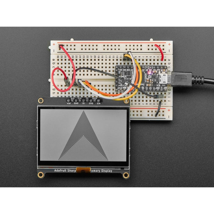 Adafruit SHARP Memory Display Breakout - 2.7 400x240 Monochrome
