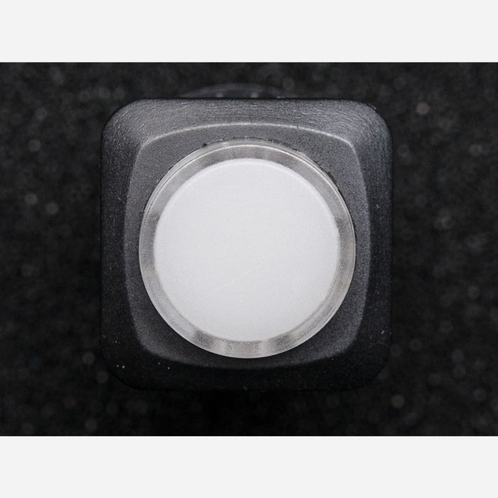 16mm Illuminated Pushbutton - White Momentary