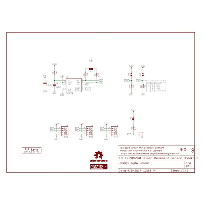 Qwiic Human Presence Sensor - AK9750