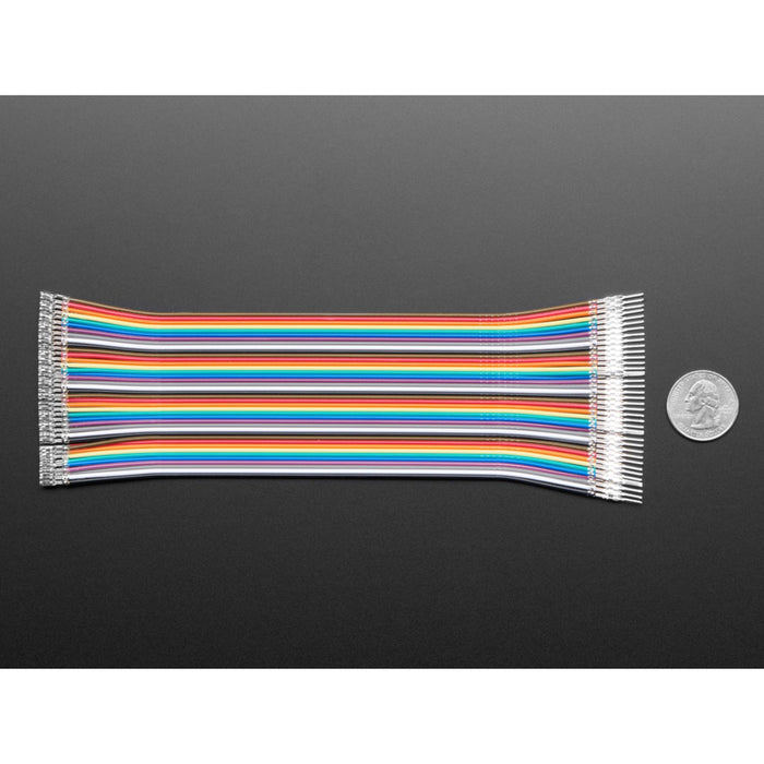 Premium Male/Female Raw Jumper Wires - 40 x 6